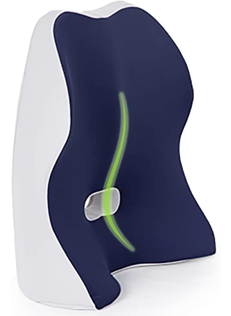 KhpalKar Ergonomic Memory Foam Seat Cushion with BuiltIn Lumbar Support  Gel Infused Breathable and Washable Cover  Pain Relief Posture Support for Office Chair Car Seat Wheelchair and Home - Image 2